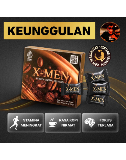 X-men Permen Coffe Ginseng Box